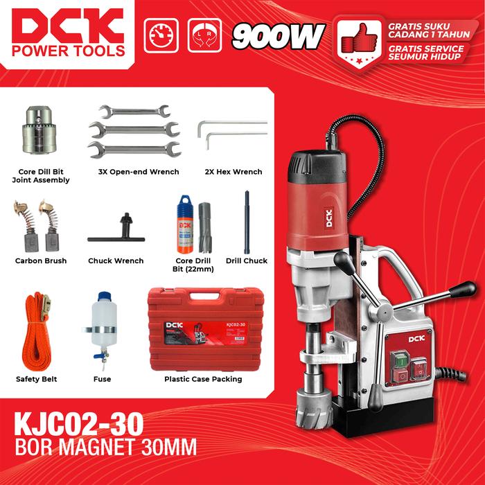 Gambar DCK KJC02-30 Mesin Bor Magnet 30mm / Bor Magnet / Magnetic Drill 30 mm dari Drill&Co Kota Administrasi Jakarta Barat Tokopedia