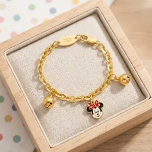 TITANIUM | GELANG TANGAN / KAKI KAIT LOBSTER EMBOS 750 ADA 2 LONCENG