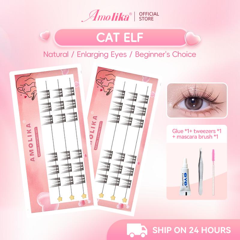 [Free Gift] Amolika 3 Rows DIY Eyelash Extension naturaleasy - TikTok ...