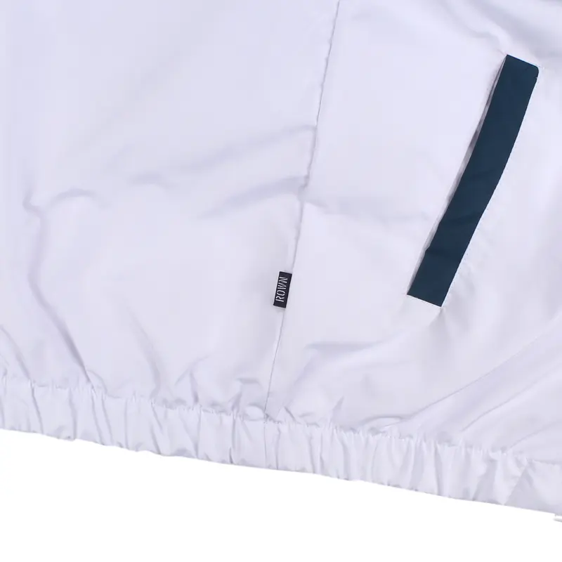 Rown Division Tracksuit Tracktop Jacket || Chicago Petrol White variasi 6
