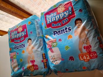 Product Review of [MURAH 2025] PAKET 3 BALL BABY HAPPY PANTS S40 M32 L28 XL26 XXL24 JUMBO 2 BALL S56 M48 L42 XL38 popok diaper bayi celana from N**5 0