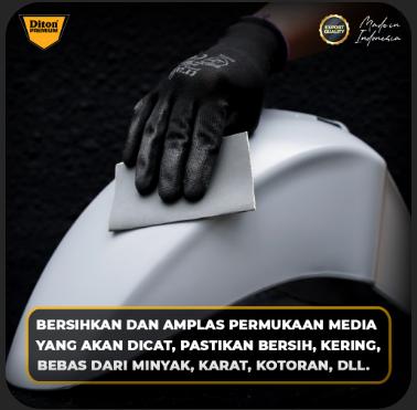 PYLOX PILOK PILOX DITON PREMIUM Cat Semprot Standard 400cc - Super White 9103 Paint 6