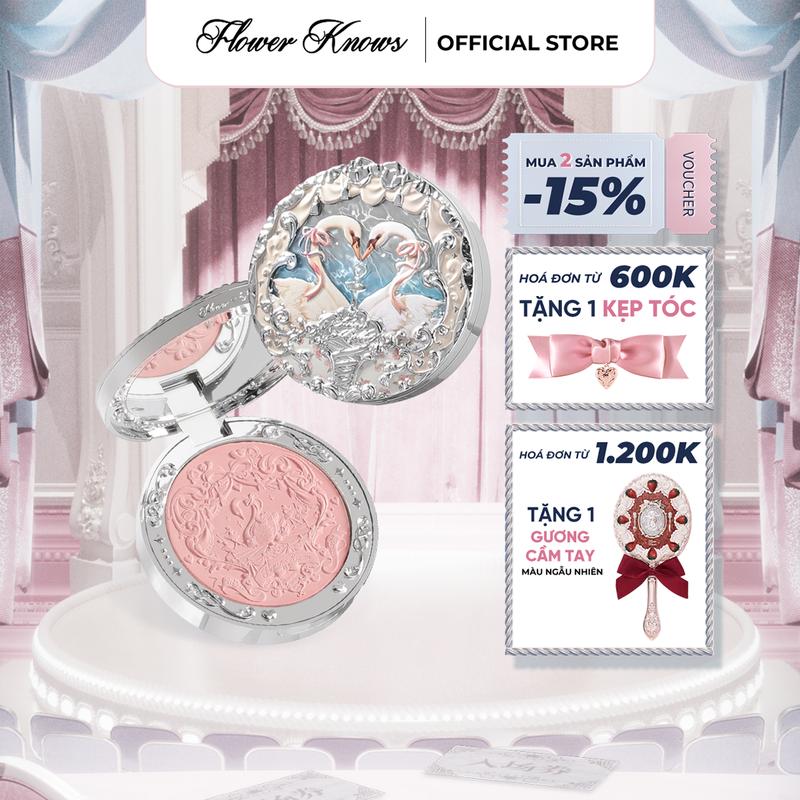 Phấn Đánh Flower Knows 5g Nhẹ Nhàng Và Nhẹ Nhàng Bộ Sưu Tập Múa Ba Lê Thiên Nga