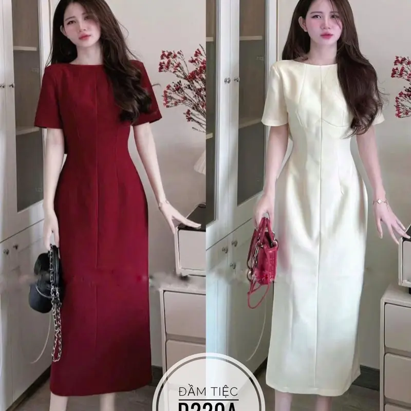 Đầm tiệc hoa BIGSIZE D220A