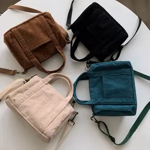 Velicia Tas Selempang Corduroy Tas Jinjing Wanita Slingbag Corduroy Tas Wanita Corduroy