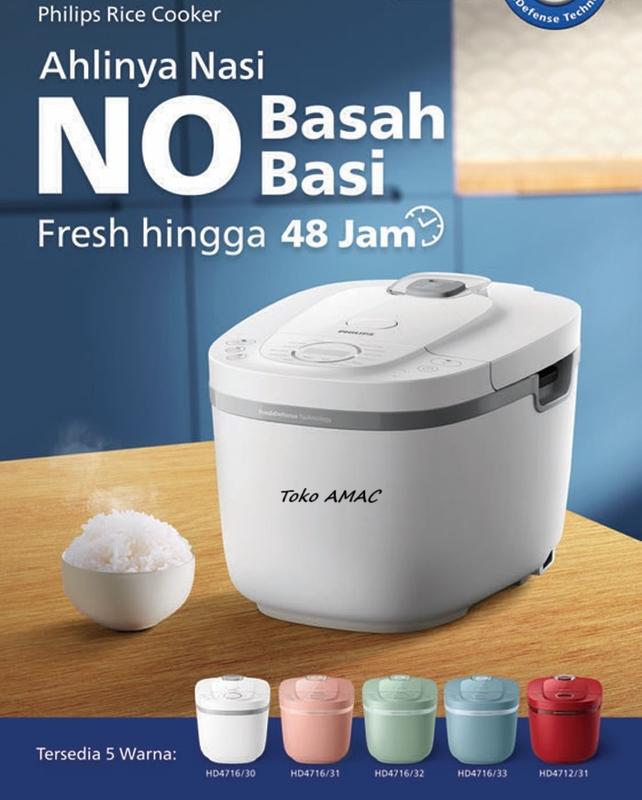 PHILIPS Digital Rice Cooker 1,8 L HD4716 Series 3000 Fresh