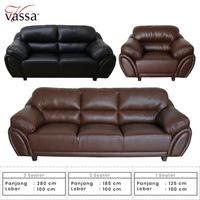 Gambar Sofa Harlet  2 Seater Sofa Minimalis Modern by Vassa - 1 Seater dari Vassa Sofa & Home Kab. Bogor 2 Tokopedia