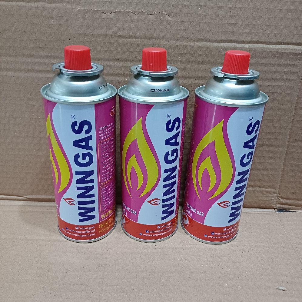 【 COD 】Paket Hemat 3 kaleng gas portabel untuk kompor portable dan torch Kitchenware