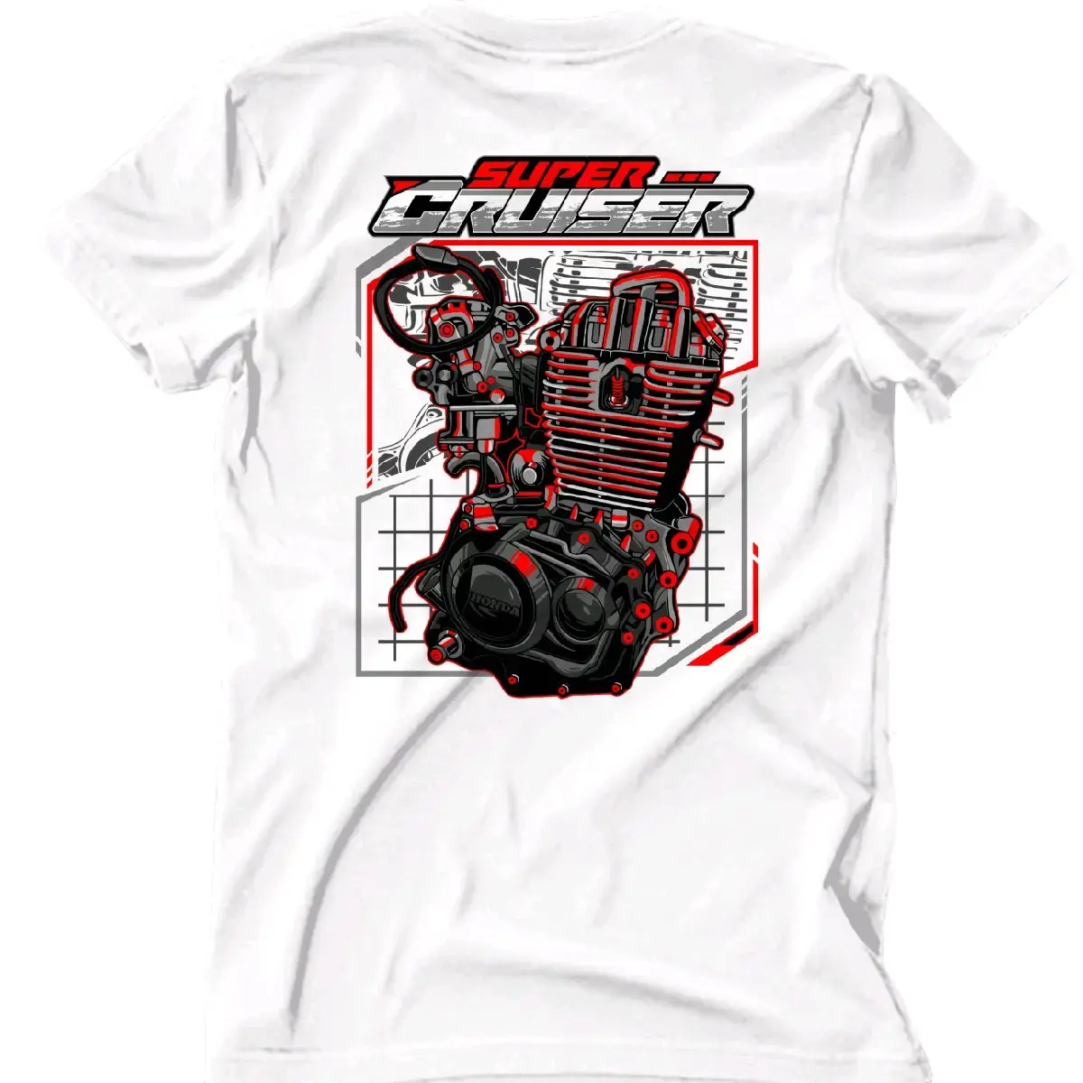 Kaos Honda Tiger Super Cruiser tiger 200 Tiger revo Pria Sablon
