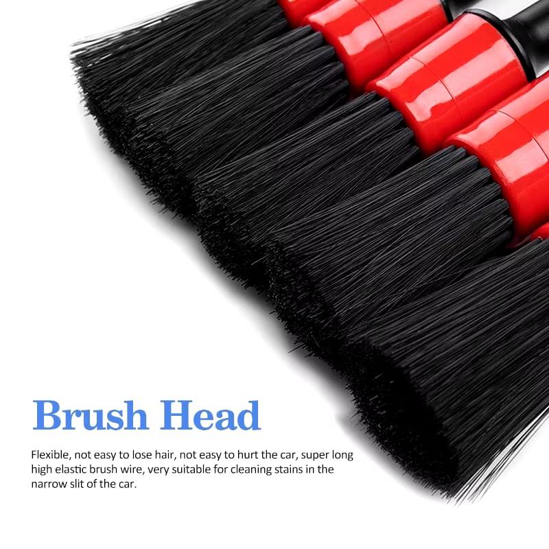 【5pcs] 1 Set Car Wash Car Detailing Brush Auto Cleaning Car Cleaning Tools Detailing Set Dashboard Accessories Automotive 6