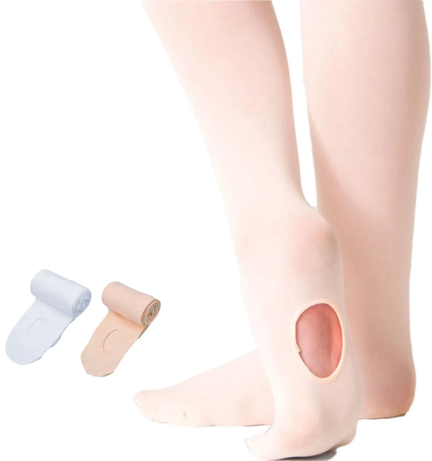 Ballet Dance Tights for Girls Toddler Pink Transition Convertible Soft Stocking