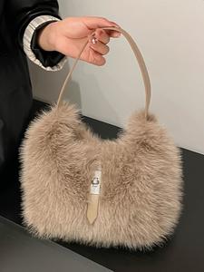 レトロスタイルのミニマリストでファッショナブルなショルダーバッグ、上品な留め金具デザイン、優しく多用途、ユニークなデザイン、複数のカラー選択可能。日常の通勤、ショッピング、デート、アフタヌーンティーなどに最適。