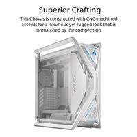 Gambar CASING ASUS ROG HYPERION GR701 White Edition - Full Tower E-ATX Case Tempered Glass (Free 4x PWM Fan) dari Techno Computer Bali Kota Denpasar 2 Tokopedia