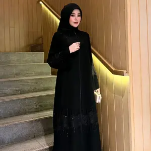 Ghaniyya Abaya by Nadeea.id_ Abaya mewah simple multifungsi