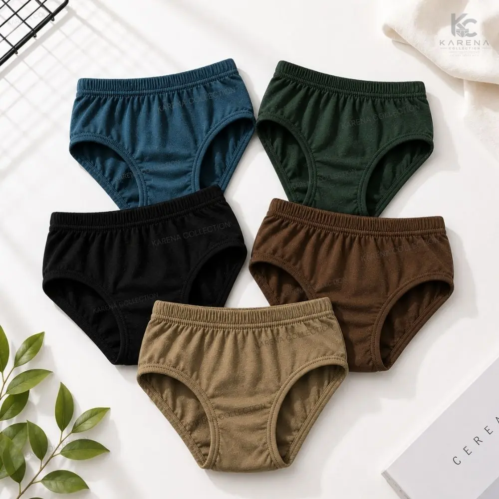 ISI 6 PCS CELANA DALAM ANAK LAKI-LAKI KATUN LEMBUT NYAMAN BAHAN PERCA