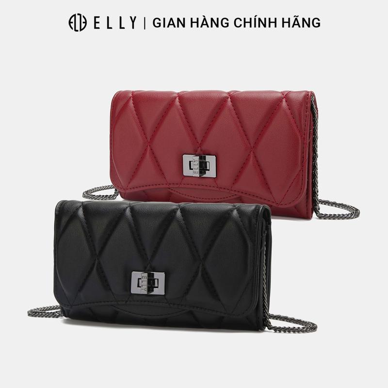 ELLY Túi Cầm Tay Nữ Da Thật Sang Trọng Dáng Clutch Bag - EC68