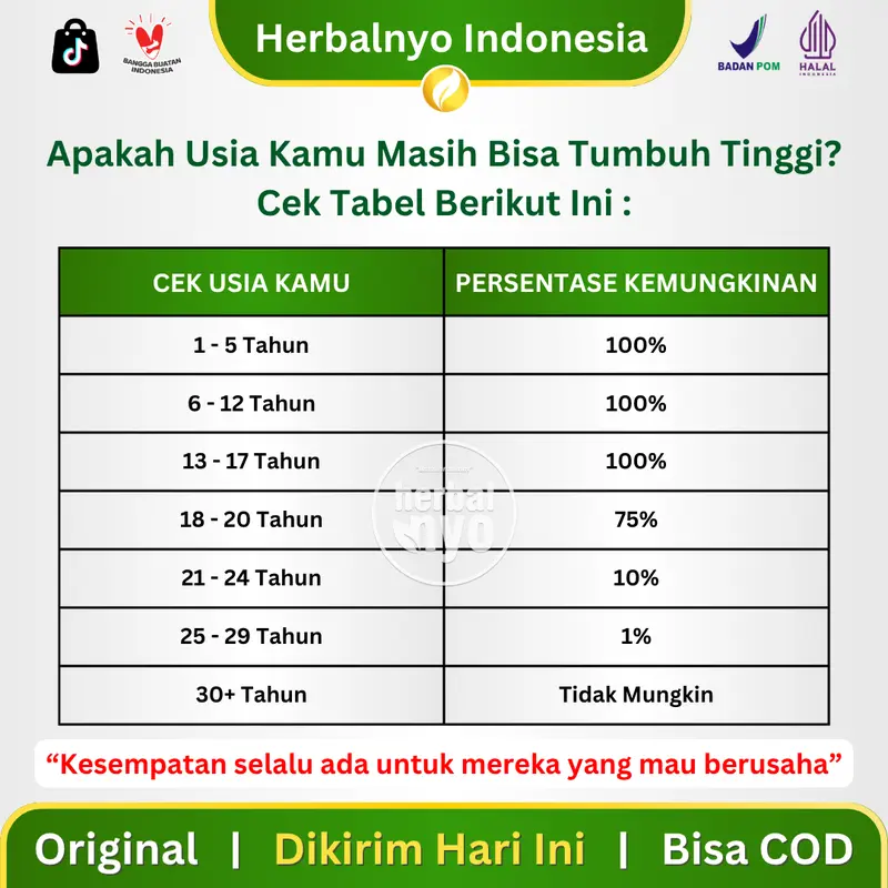 Dankelor Suplemen Peninggi Badan Tinggi Kalsium Vitamin Pertumbuhan Anak Remaja Isi 60 Kapsul Halal BPOM Ekstrak Daun Kelor Moringa Oleifera 7