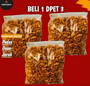 BELI 1 DPET 3 Makaroni Bantet 200 gr Perbungkus Pedas Daun Jeruk