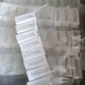 resistor R kapur kotak 5 Watt 0.5j 022j 033j 047j (per 10 biji) amplifier