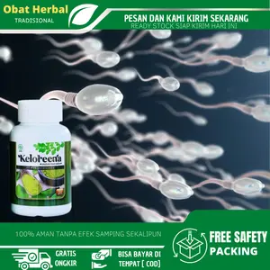 Keloreena Suplemen Penyubur Sperma Pria, Pengental Sperma Encer, Penambah Sperma Kosong, Vitamin Pria