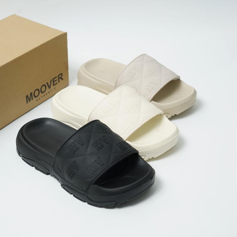  Dép quai ngang Unisex Slipper Cá Tính MOOVER CHUNKY BOUNCER Nam Đế Bằng DéP Cao Su dep quaicaosu size 37 trơn kẻ 