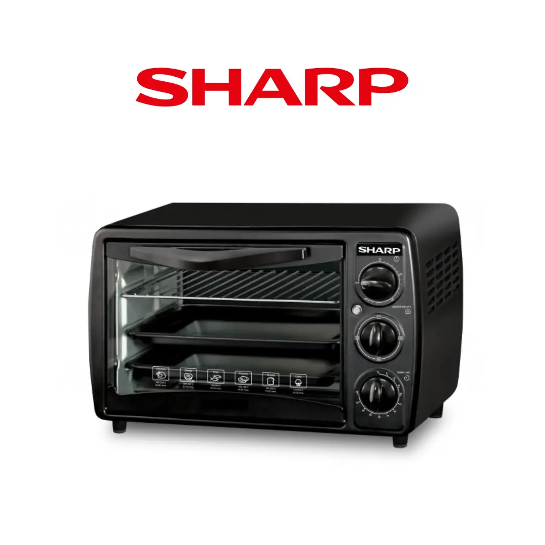 SHARP 19L ELECTRIC OVEN (EO-19K) - COUNTER TOP OVEN (PLUG AND PLAY)