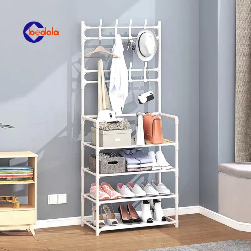 Bedola stand hanger rak sepatu rak hanger rak gantungan baju hanger topi tas 0