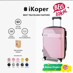 [iKoper] Koper 20 Inch Polo iKoper Fiber Koper Murah Koper Cabin Kabin