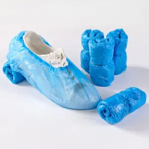 (100pcs) Sarung Sepatu Plastik Sekali Pakai / Disposable Medical Shoe Cover