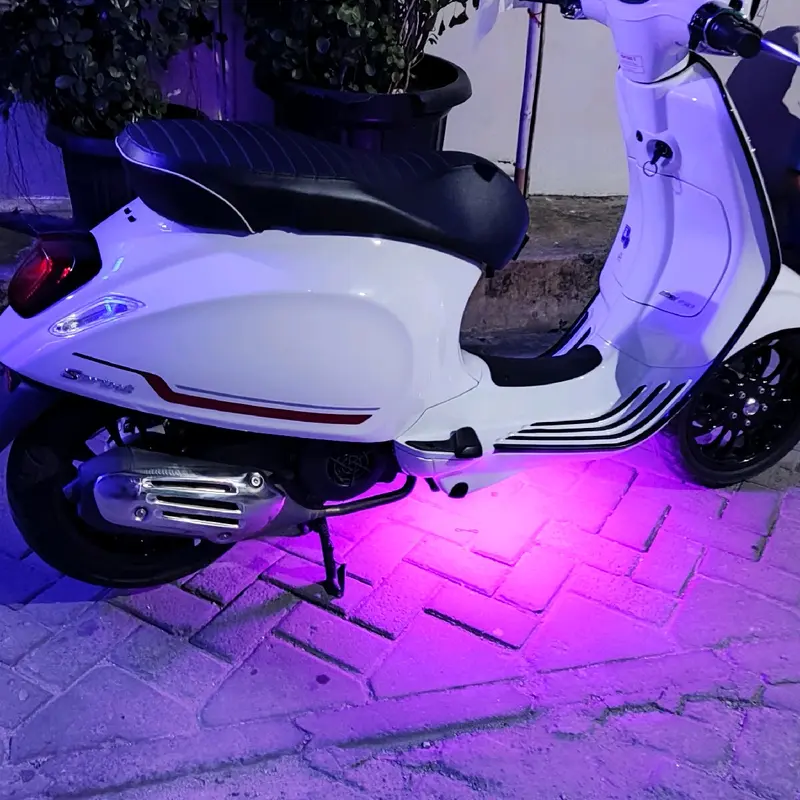 Paket lampu led kolong motor, lampu led 9 titik 3
