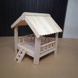 Kerajinan Miniatur Gazebo, Saung, Pos Ronda dari Stik Es Krim