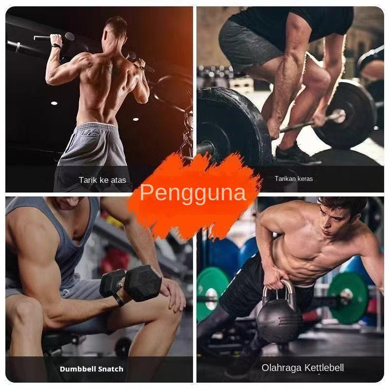 Sarung Tangan Gelang, Kait Tarik Kebugaran Kuat, Anti Selip, Cocok untuk Menggantung Palang Horizontal, Peralatan Pendukung