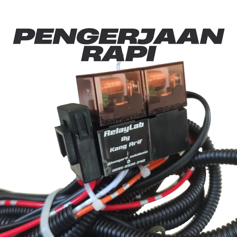 Relay Set Lampu BILED Foglamp Mobil – Soket H11 HB3 | Auto Off Devil Eye | Trigger Universal | Relay Biled | Relay Foglamp 4
