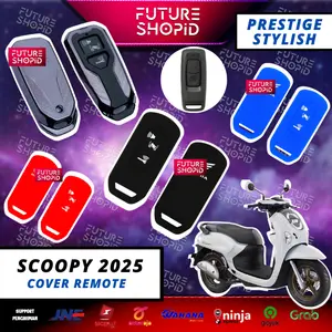 Sarung Remote Scoopy Terbaru 2025 Honda Prestige / Stylish New Cover Kunci Silicone Model Kotak Slim for Smartkey Keyless