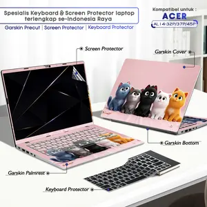 Screen Protector Anti Gores Cover Garskin Laptop Precut Custom Fit Kompatibel untuk Acer Aspire Lite 14 AL14-37P-316B 316P 316S 32AV 32RZ 3511 36AW 38NN Clear Anti Glare Blueray Bening Fullbody Karbon