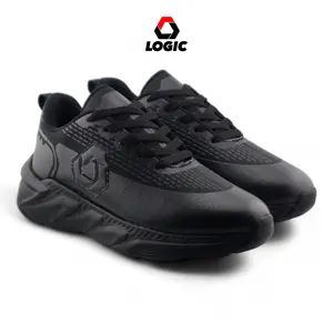 Logic - Power Of Lifetime Black Toska | Sepatu Running Ringan | Sepatu Olahraga | | Sepatu Lari Joging
