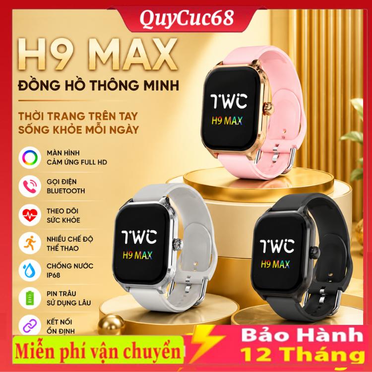 Đồng Hồ Thông Minh H9 / T2 / T800 Nghe Gọi Bluetooth, Đo Huyết Áp, Oxy Máu, Màn…