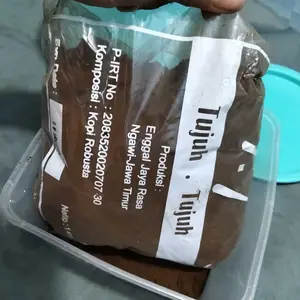 Kopi Bubuk hitam 77 Berat 1 Kg aroma enak rasa pahit robusta Coffee Warung