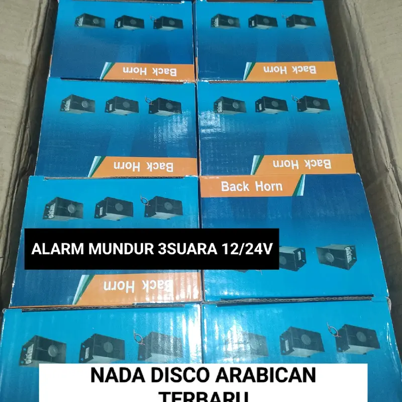 Alarm Mundur 3 Suara Nada Terbaru Ala Truck Sulawesi 12V/24V untuk Mobil, Truk, atau Bus - Car Kendaraan 2