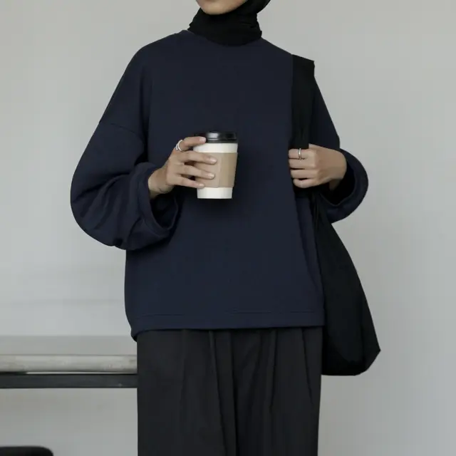 Sabamodest - Puffy Blouse - Atasan Puffy Blouse Sweater Wanita 1