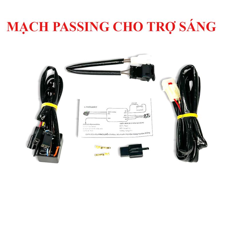  Mạch T2s CX3 EX3 T3S D1 CX80.... Nguồn đấu đèn trợ sáng chính hãng BMA đủ phụ kiện chỉ việc lắp xe 
