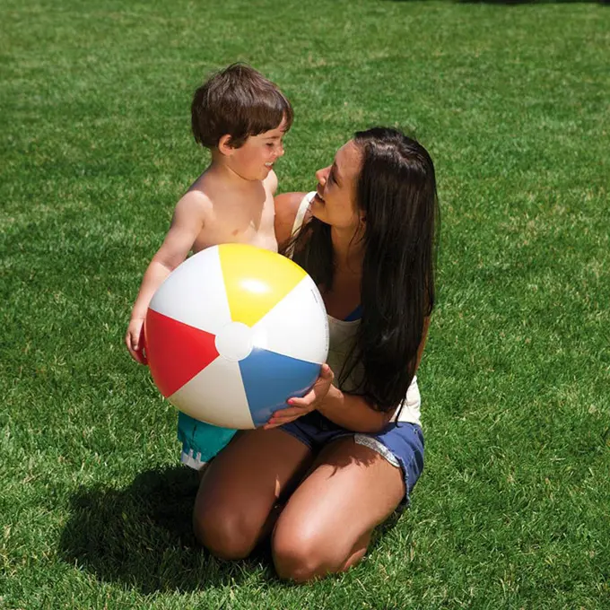 Medium four-color beach ball inflatable beach ball 59020 inflatable diameter 33CM