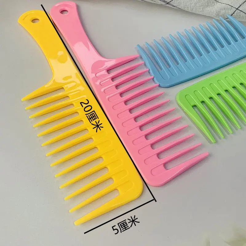 Sisir Besar / Sisir Salon / Sisir Rambut Keriting Gigi Besar Anti Statis / Sisir Kecantikan Hair Brush oishii SH P10 3