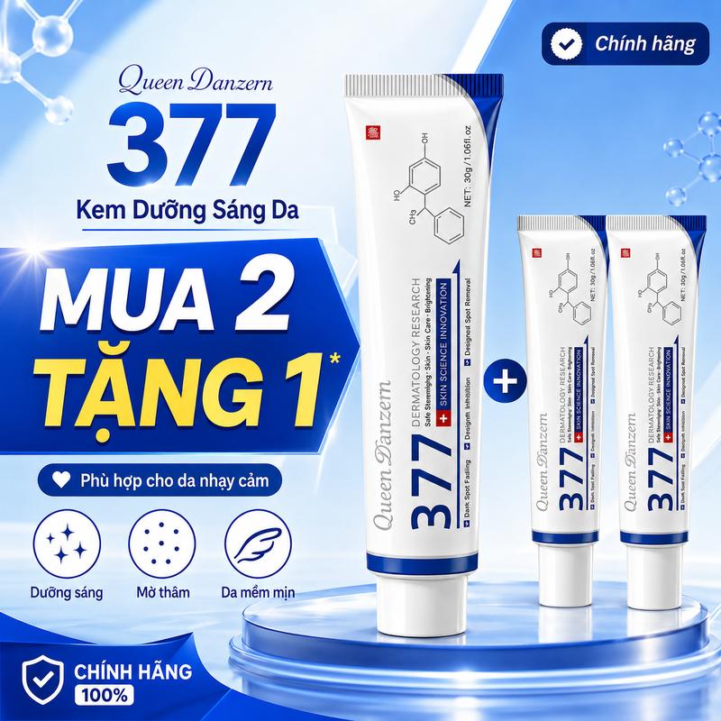 Mua 2 tặng 1 Queen Danzern 377 Kem Massage Mặt Dưỡng Sáng Da, Hỗ Trợ Mờ Thâm…