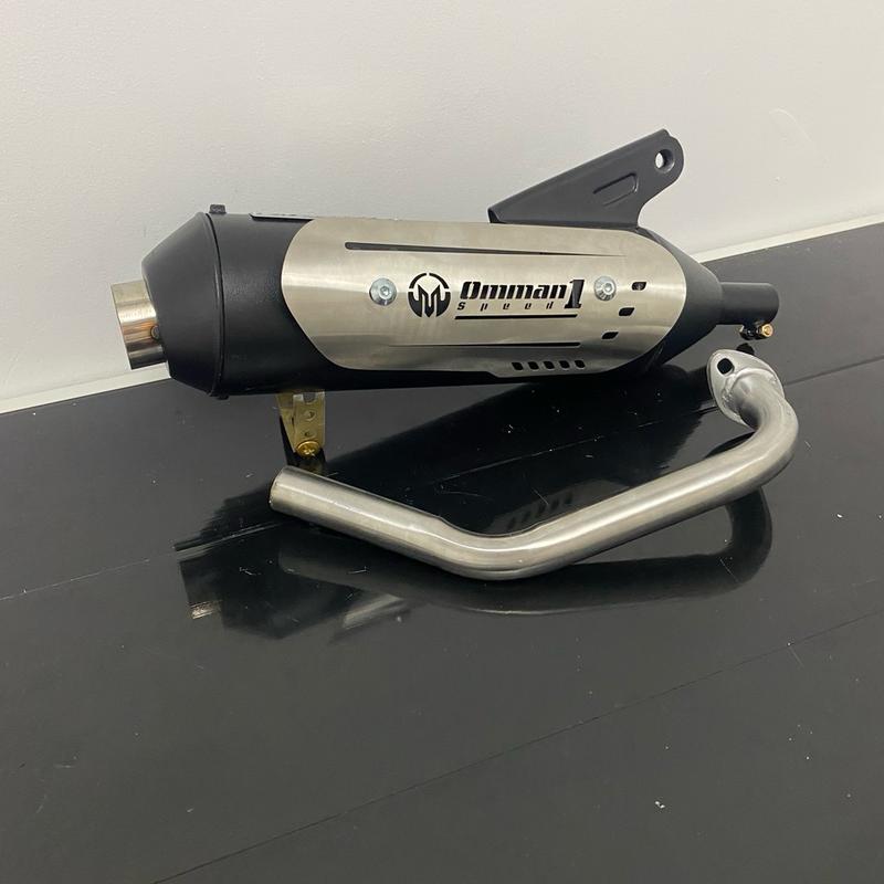 Knalpot Tsugigi Full Set Stainles Stell dengan Saringan Setengah dan Tameng untuk Motor Mio, Scoopy, PCX, Aerox, dan Nmax - Tempat 8