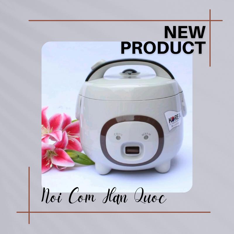 Nồi Cơm Điện Mini Style Hàn Xẻng 1L - 1L8 - Đủ Màu Hợp Kim Nhôm Chống Dính - Thiết Kế Độc Đáo & Tiện Lợi - Nấu Cơm & Giữ Ấm - Mâm Nhiệt Lớn - An Toàn Cho Sức Khỏe