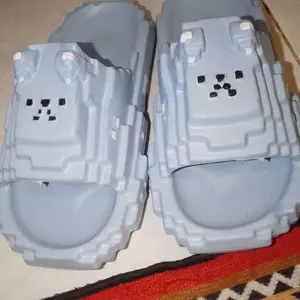 [D.I.Y.] Sandal Unisex Terbaru Lucu Sendal MineCraf-MC