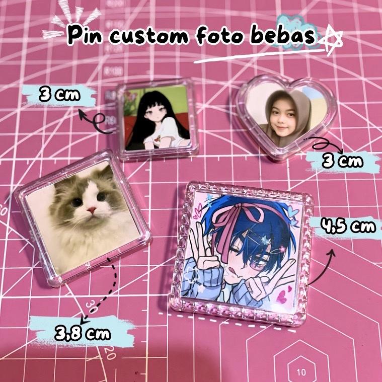 PIN BENING foto custom gambar sesuai yang kamu mau - Shop | Tokopedia