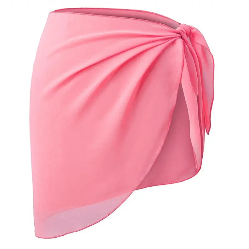 Solid Color Beach Cover Up Swimwear