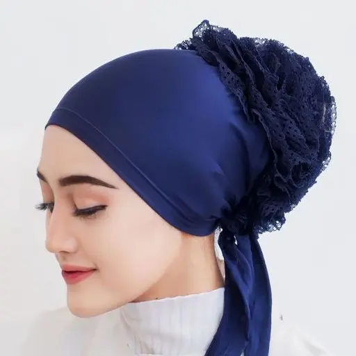 CIPUT TURKI CEPOL ECER TERMURAH Jilbab Renda Dalaman Kerudung 6